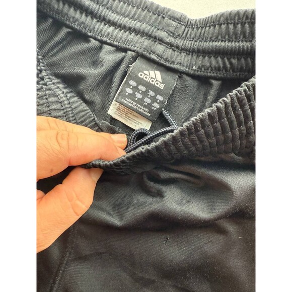 Vintage Y2k Adidas Sweatpants Mens Small Black Red Striped Athleisure Outdoor - Picture 4 of 5